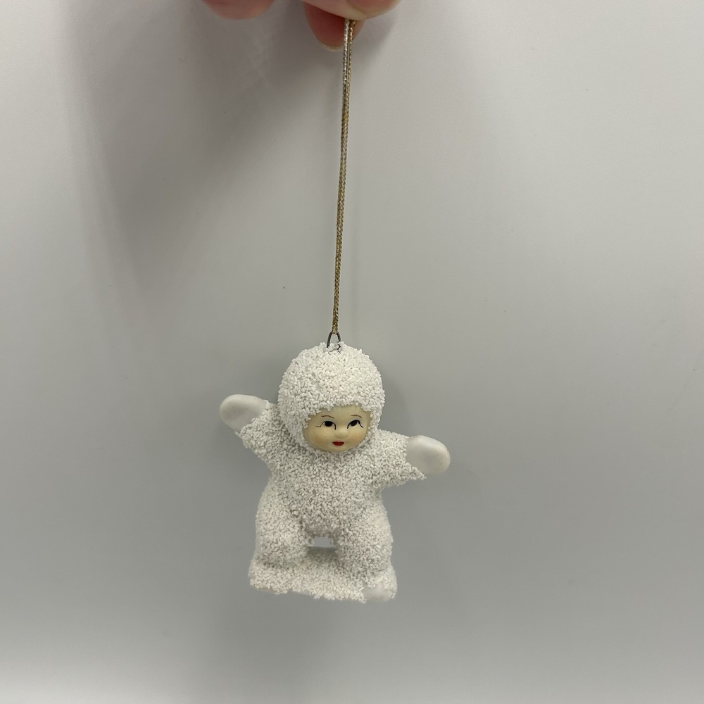 Vintage Christmas Snowbabies Hand Painted Face 3" unbranded mittens snowsuit‎